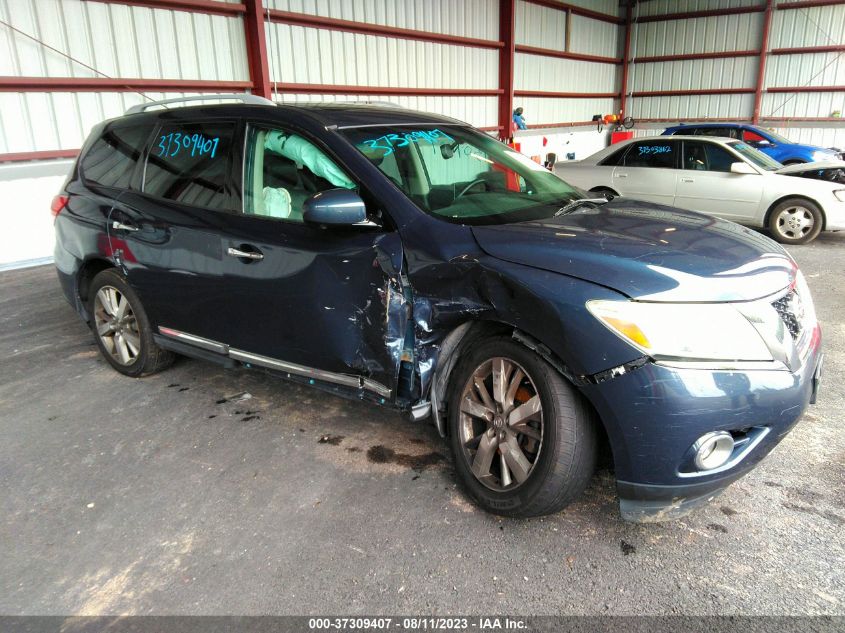 2013 NISSAN PATHFINDER PLATINUM - 5N1AR2MM7DC644257