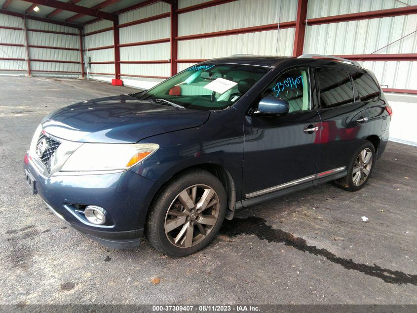 2013 NISSAN PATHFINDER PLATINUM - 5N1AR2MM7DC644257
