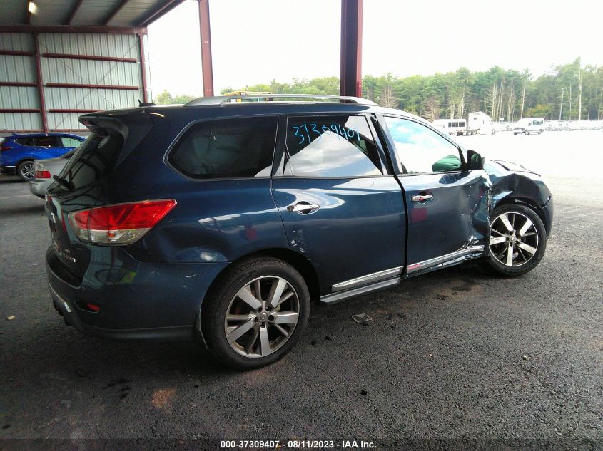 2013 NISSAN PATHFINDER PLATINUM - 5N1AR2MM7DC644257