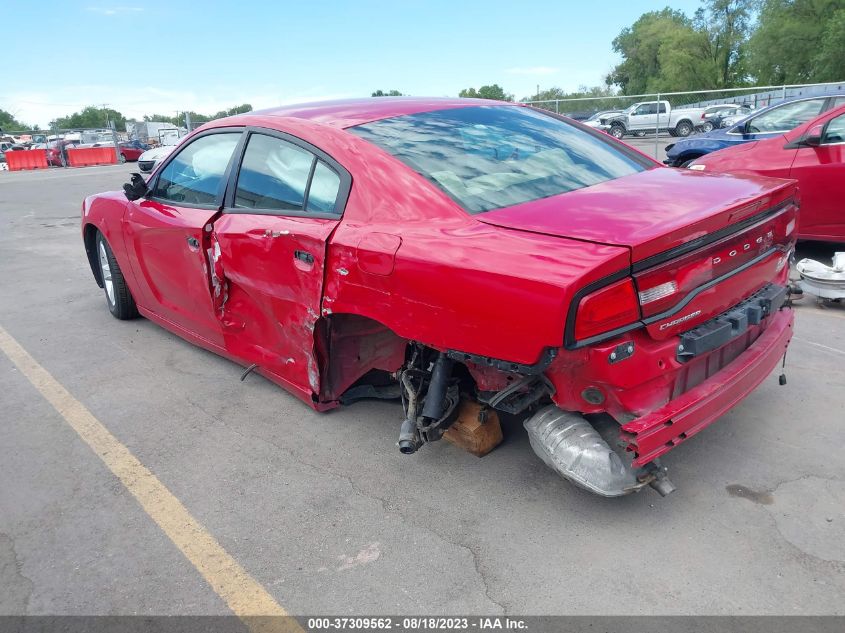 2013 DODGE CHARGER SE - 2C3CDXBG9DH601319
