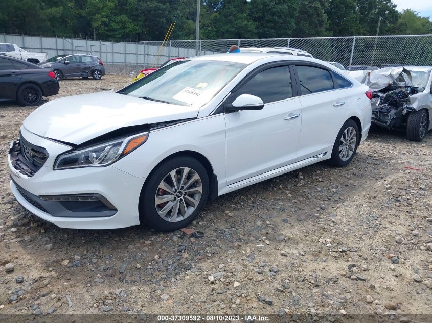 2016 HYUNDAI SONATA 2.4L SPORT - 5NPE34AF3GH336116