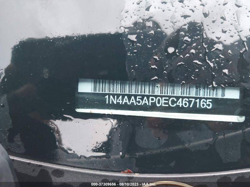 2014 NISSAN MAXIMA S/SV - 1N4AA5AP0EC467165