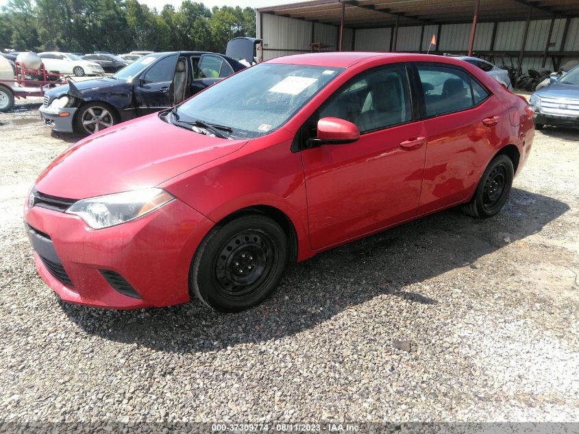 2014 TOYOTA COROLLA L/LE/S/S PLUS/LE PLUS - 2T1BURHE9EC177743