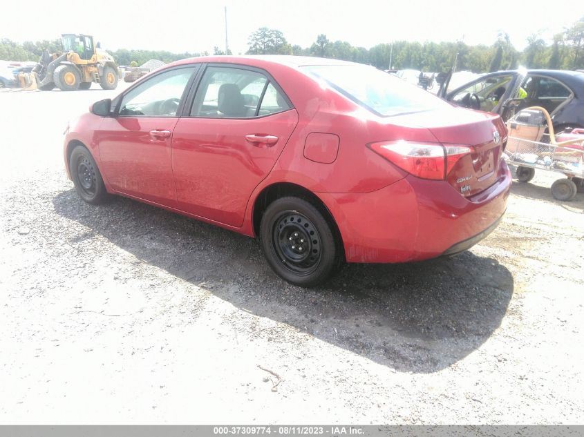 2014 TOYOTA COROLLA L/LE/S/S PLUS/LE PLUS - 2T1BURHE9EC177743