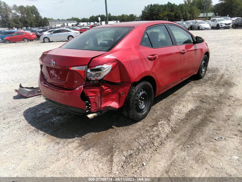 2014 TOYOTA COROLLA L/LE/S/S PLUS/LE PLUS - 2T1BURHE9EC177743