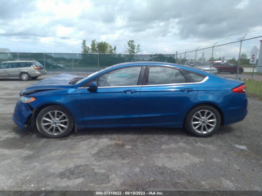 2017 FORD FUSION SE - 3FA6P0H74HR102734