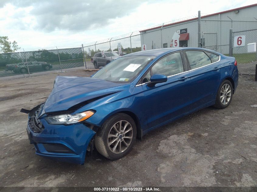 2017 FORD FUSION SE - 3FA6P0H74HR102734