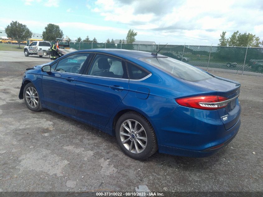 2017 FORD FUSION SE - 3FA6P0H74HR102734