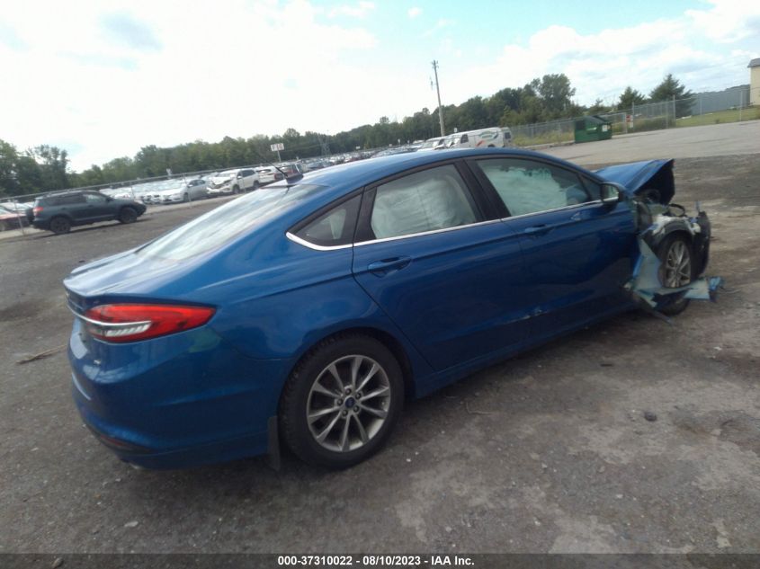 2017 FORD FUSION SE - 3FA6P0H74HR102734