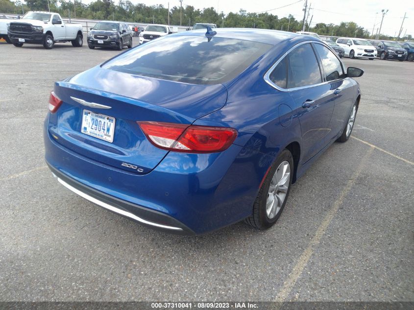 2016 CHRYSLER 200 C - 1C3CCCCB4GN181401