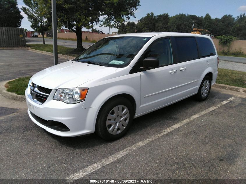 2016 DODGE GRAND CARAVAN SE - 2C4RDGBG5GR101789