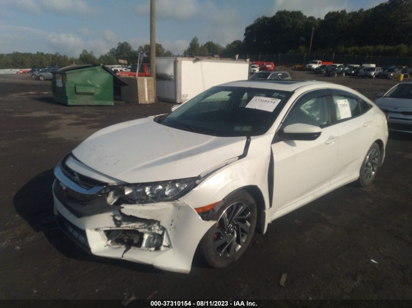 2018 HONDA CIVIC SEDAN EX - 19XFC2F76JE025527