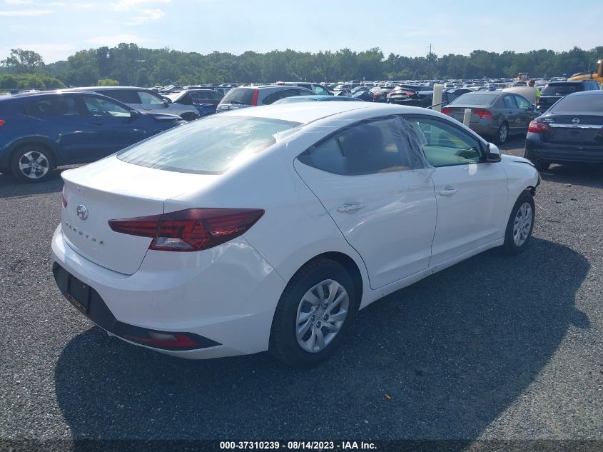 2019 HYUNDAI ELANTRA SE - 5NPD74LF4KH451670