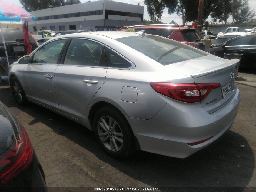 2015 HYUNDAI SONATA 2.4L SE - 5NPE24AF8FH254187