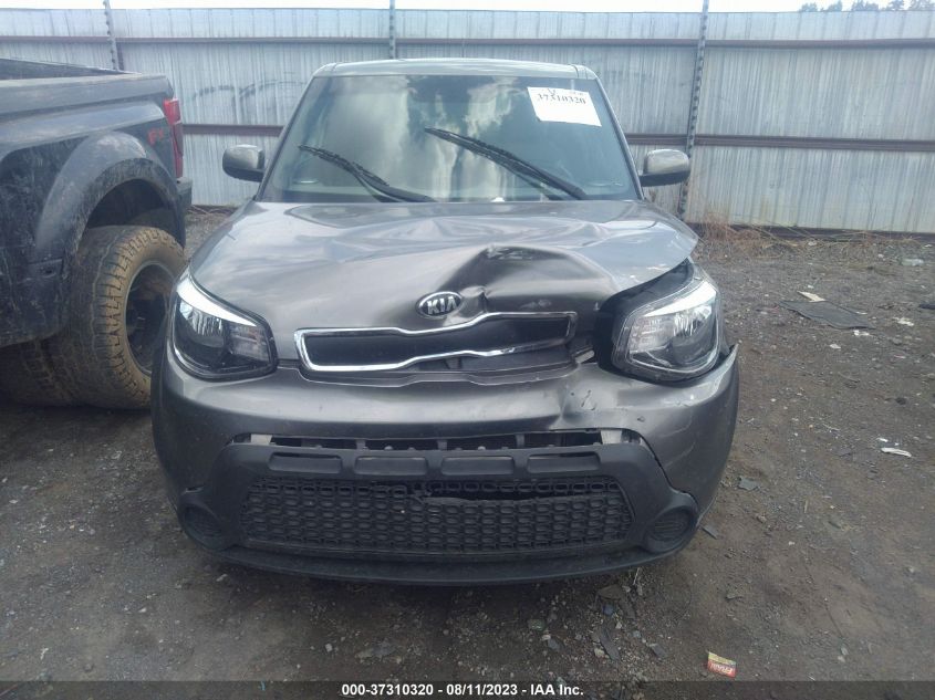 2016 KIA SOUL BASE - KNDJN2A22G7395589