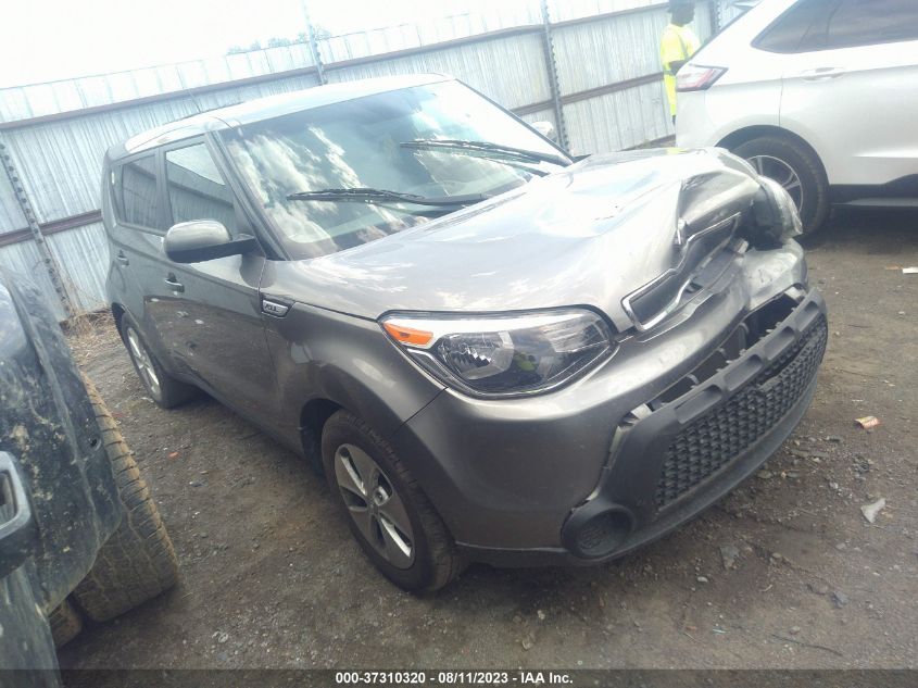2016 KIA SOUL BASE - KNDJN2A22G7395589