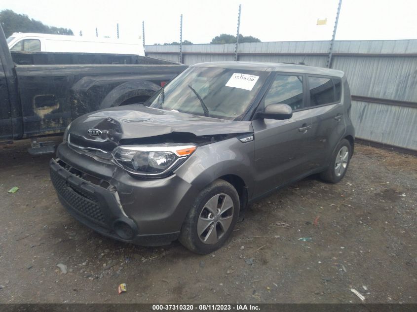 2016 KIA SOUL BASE - KNDJN2A22G7395589