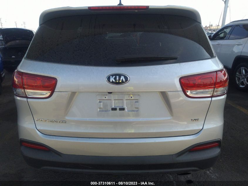 2018 KIA SORENTO LX V6 - 5XYPG4A59JG369057