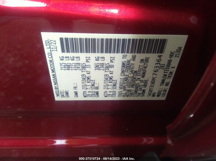 2023 NISSAN ROGUE SL - 5N1BT3CB0PC763364