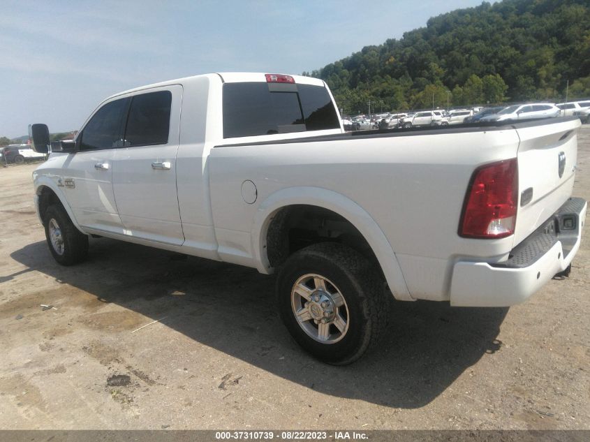 2013 RAM 2500 LARAMIE LONGHORN - 3C6UR5PL1DG554015