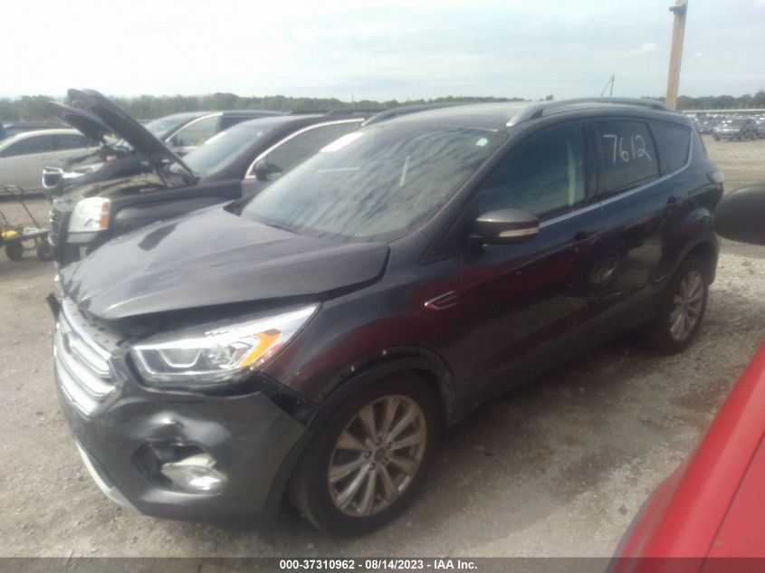 2017 FORD ESCAPE TITANIUM - 1FMCU9JDXHUD27612