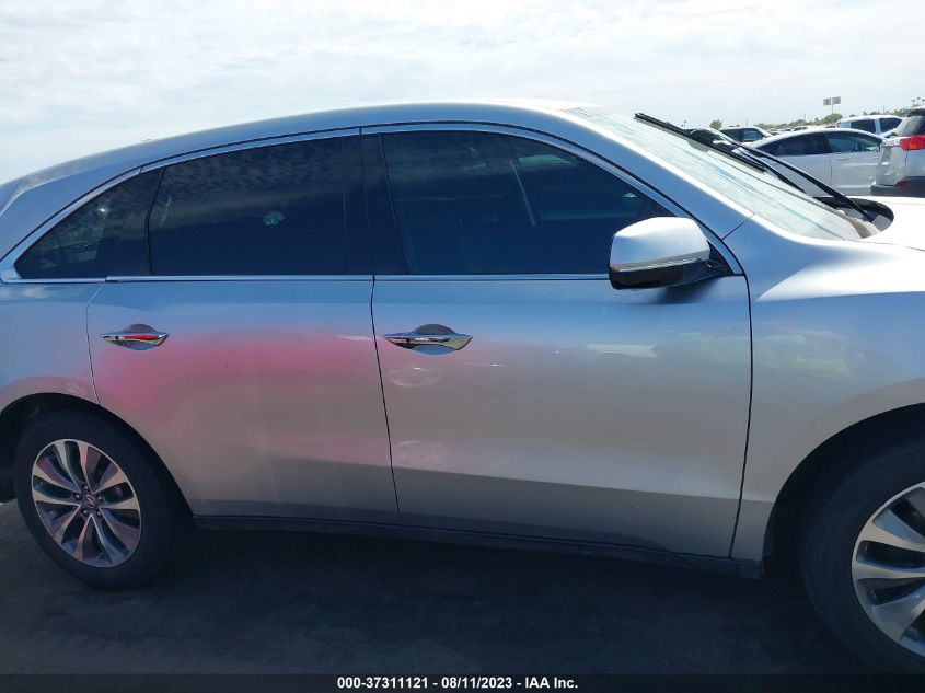 2014 ACURA MDX TECH/ENTERTAINMENT PKG - 5FRYD3H62EB006133