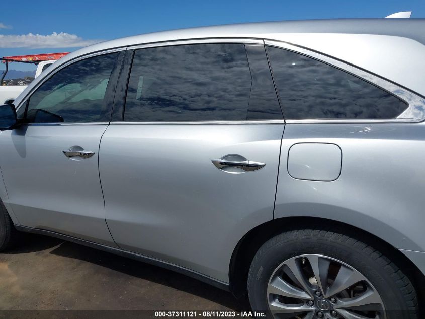 2014 ACURA MDX TECH/ENTERTAINMENT PKG - 5FRYD3H62EB006133