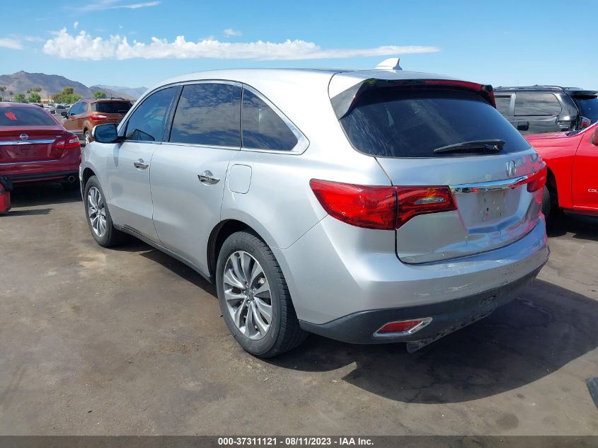 2014 ACURA MDX TECH/ENTERTAINMENT PKG - 5FRYD3H62EB006133