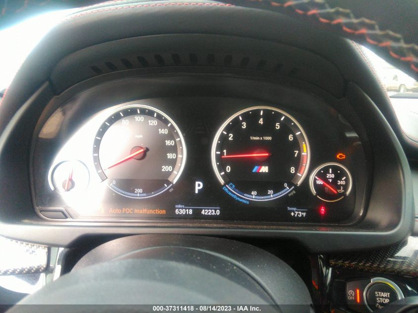 2016 BMW X6 M - 5YMKW8C57G0R43565