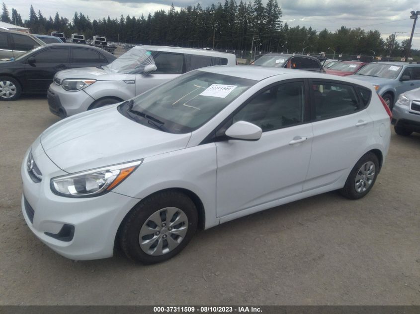 2017 HYUNDAI ACCENT SE - KMHCT5AE6HU356349