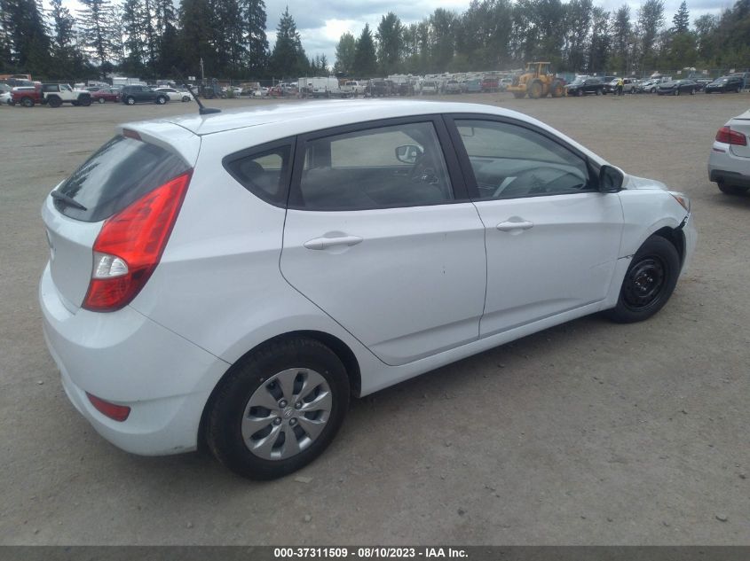 2017 HYUNDAI ACCENT SE - KMHCT5AE6HU356349