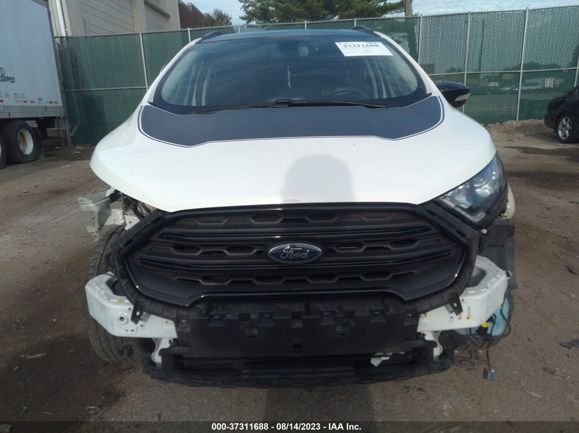 VIN MAJ6S3JL3KC289512 2019 FORD ECOSPORT SES
