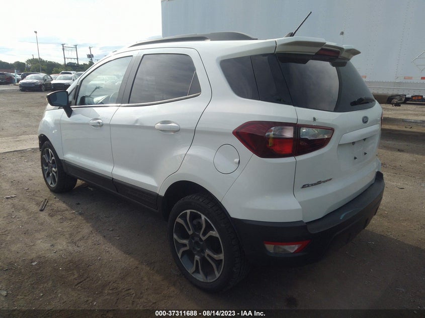 VIN MAJ6S3JL3KC289512 2019 FORD ECOSPORT SES