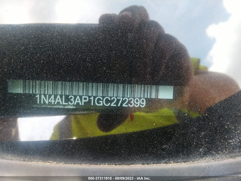2016 NISSAN ALTIMA 2.5 S - 1N4AL3AP1GC272399