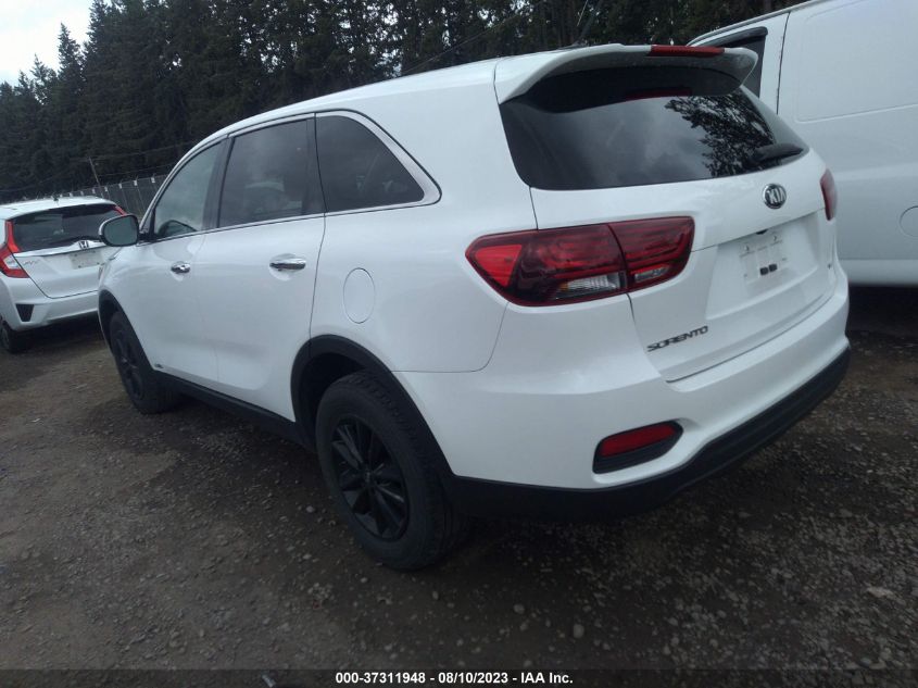 2019 KIA SORENTO LX V6 - 5XYPGDA54KG554991