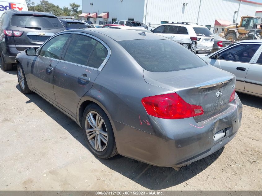 2013 INFINITI G37 SEDAN JOURNEY - JN1CV6AP1DM714007