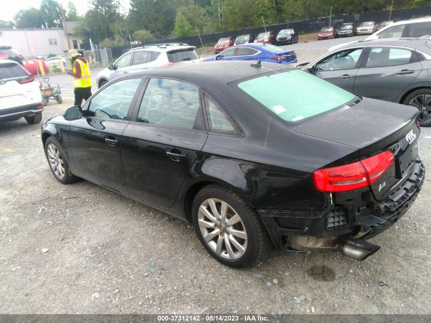 2014 AUDI A4 PREMIUM - WAUBFAFL1EN032638