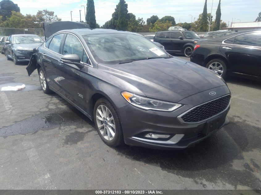 VIN 3FA6P0SU0HR258221 2017 FORD FUSION ENERGI no.1