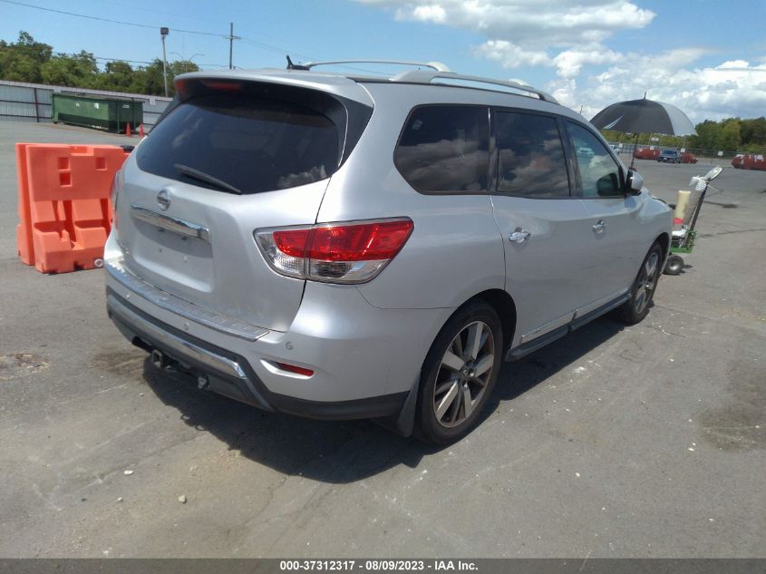 2014 NISSAN PATHFINDER PLATINUM - 5N1AR2MN9EC635439