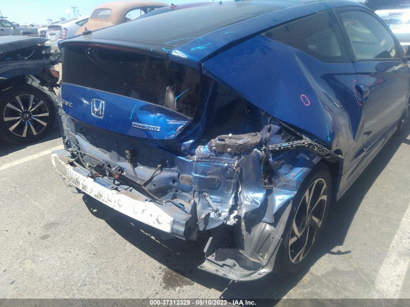 2016 HONDA CR-Z LX JHMZF1D49GS001301