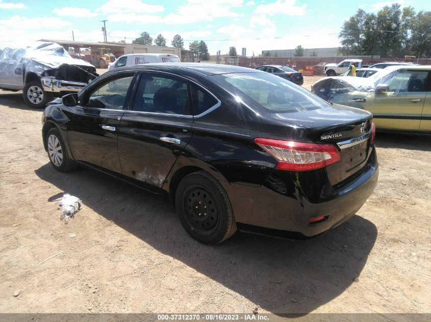 2015 NISSAN SENTRA S - 3N1AB7AP9FY332507