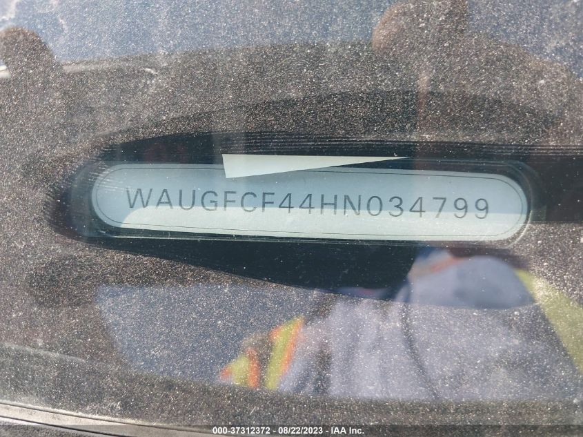 2014 AUDI A4 PREMIUM PLUS - WAUGFCF44HN034799