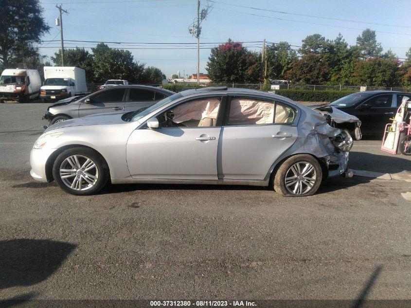 2013 INFINITI G37 SEDAN X JN1CV6AR2DM356496