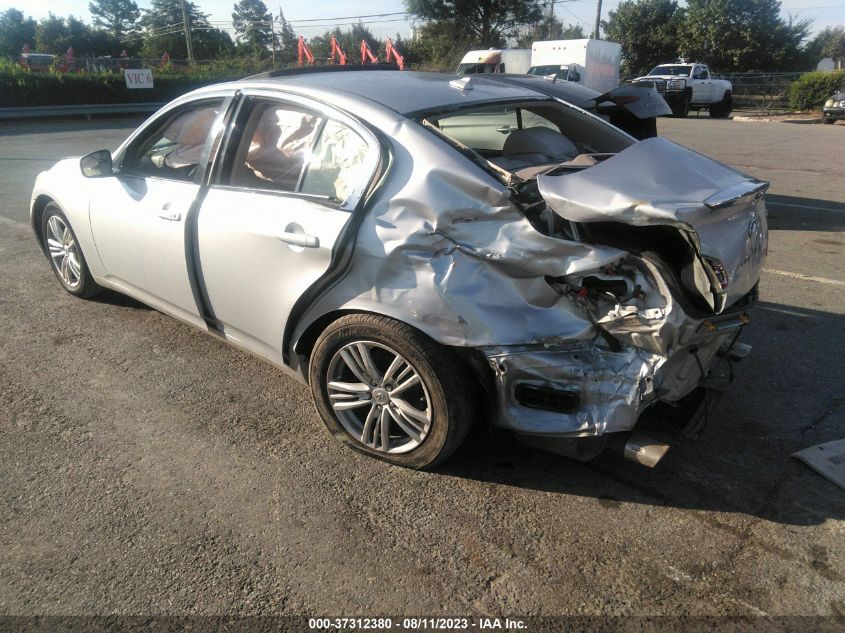 2013 INFINITI G37 SEDAN X JN1CV6AR2DM356496