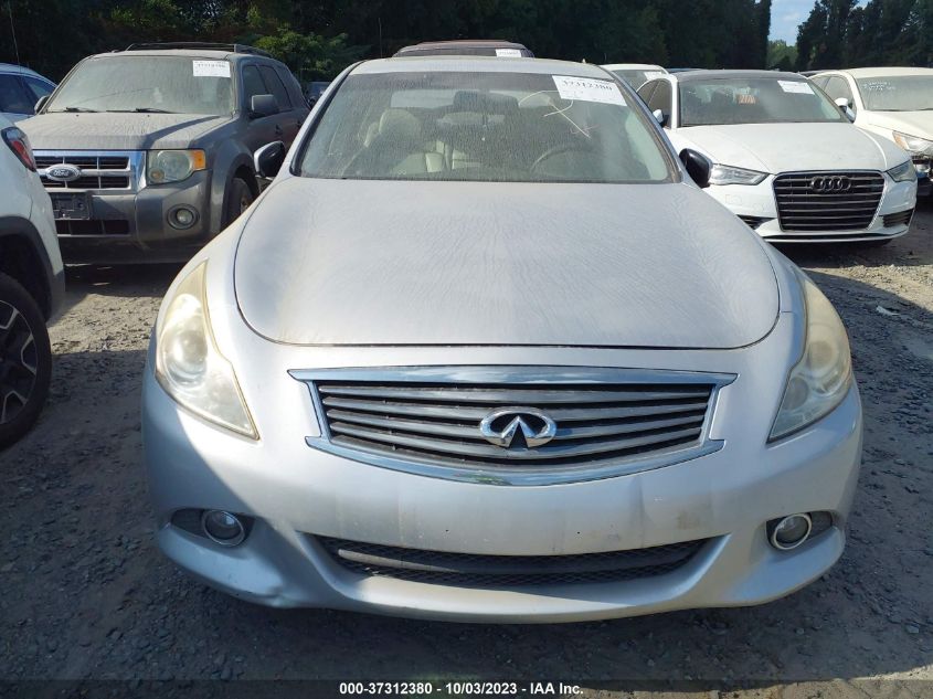 2013 INFINITI G37 SEDAN X JN1CV6AR2DM356496