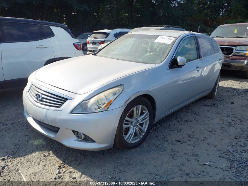 2013 INFINITI G37 SEDAN X JN1CV6AR2DM356496