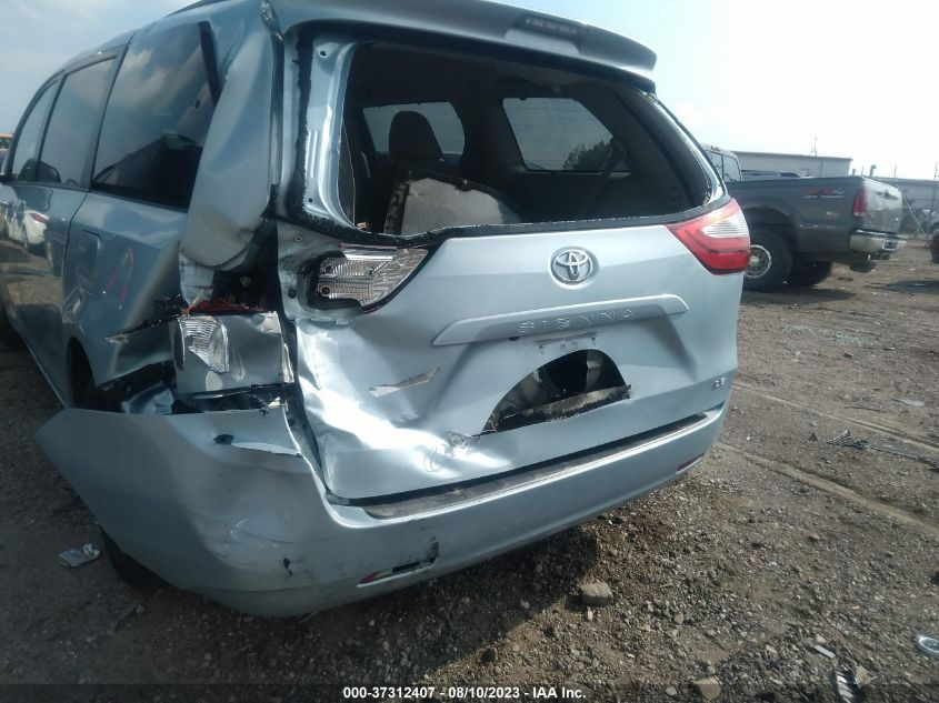2017 TOYOTA SIENNA LE - 5TDKZ3DC1HS883443