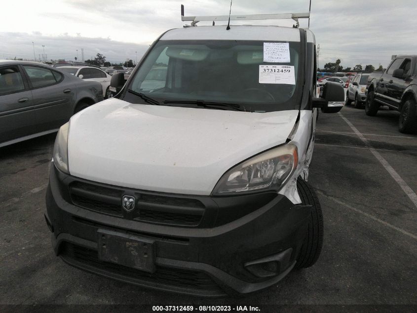 2016 RAM PROMASTER CITY CARGO VAN TRADESMAN ZFBERFAT9G6C78951