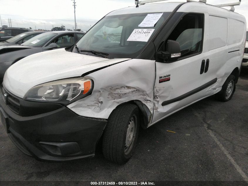 2016 RAM PROMASTER CITY CARGO VAN TRADESMAN ZFBERFAT9G6C78951