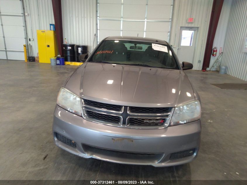 2013 DODGE AVENGER SE - 1C3CDZAB7DN529626